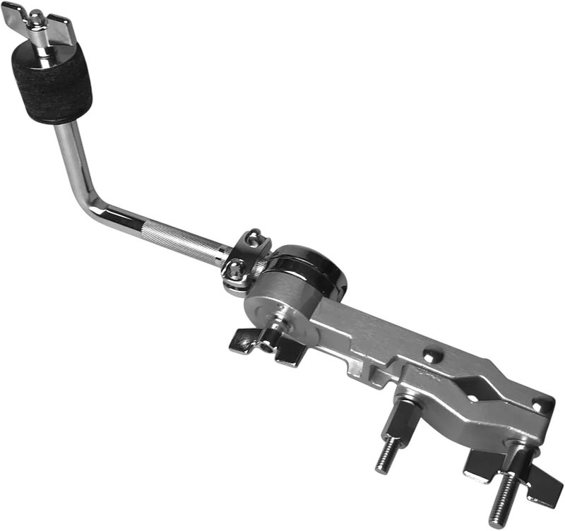 AIAS Splash Cymbal Mount Clamp for Drums – Adjustable Bell Cymbal Holder | Rotating Arm Fits 5/8″–1¼″ Hardware | Drum Percussion Accessory - Image 1